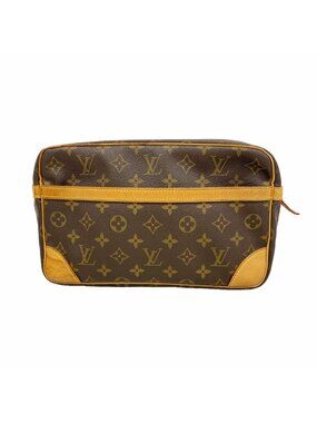 Louis Vuitton Clutch Monogram Compiegne 28 Brown